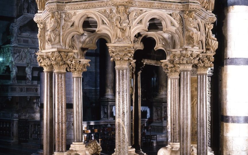 thumbnail_Pulpito di Nicola Pisano nel Duomo di Siena