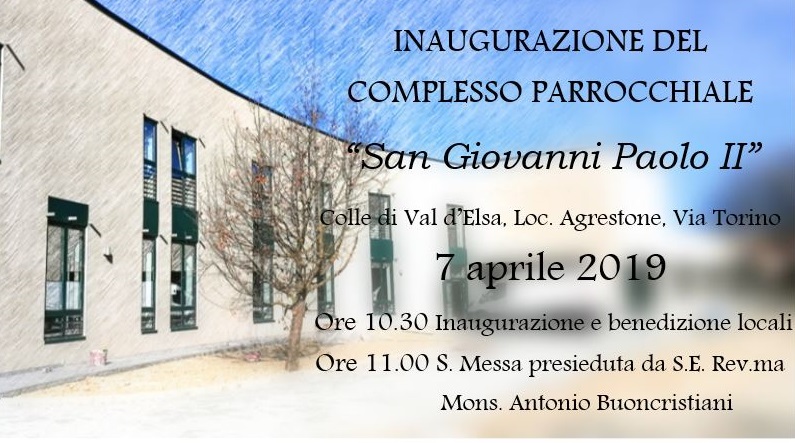 Invito Inaugurazione Complesso Agrestone