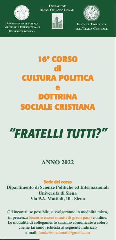 dal-20-1-al-24-2-il-xvi-corso-di-cultura-politica-e-dottrina-sociale-cristiana-su-fratelli-tutti