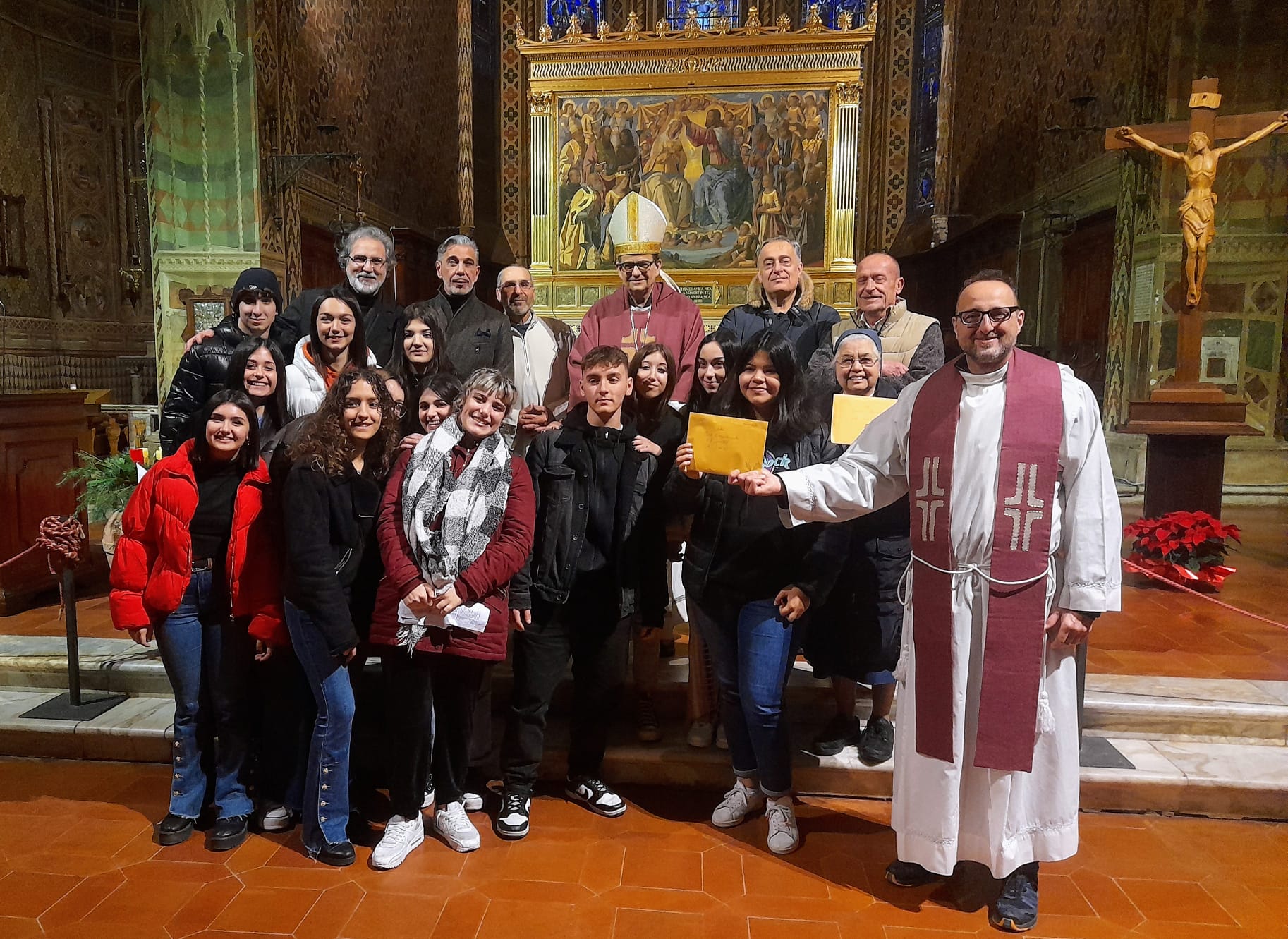 il-grande-cuore-degli-studenti-del-caselli-donati-800-euro-a-favore-della-mensa-di-suor-nevia-lassociazione-vincenziana-il-carcere-di-s-spirito