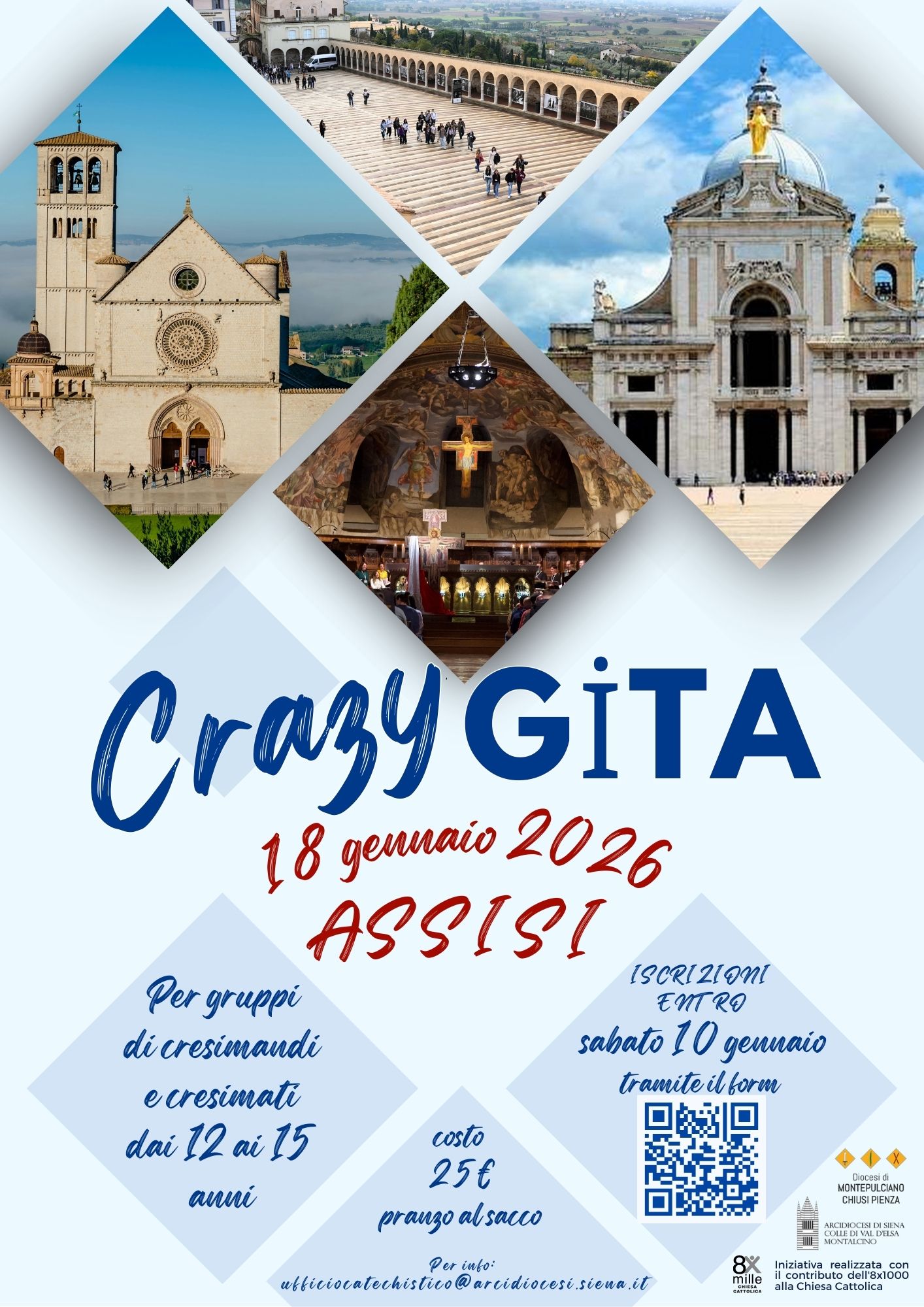 il-18-1-torna-la-crazygita-i-giovani-in-pellegrinaggio-ad-assisi-a-800-anni-dalla-morte-di-s-francesco