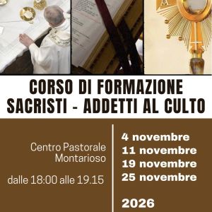 Corso di Formazione Sacristi -Adetti al Culto